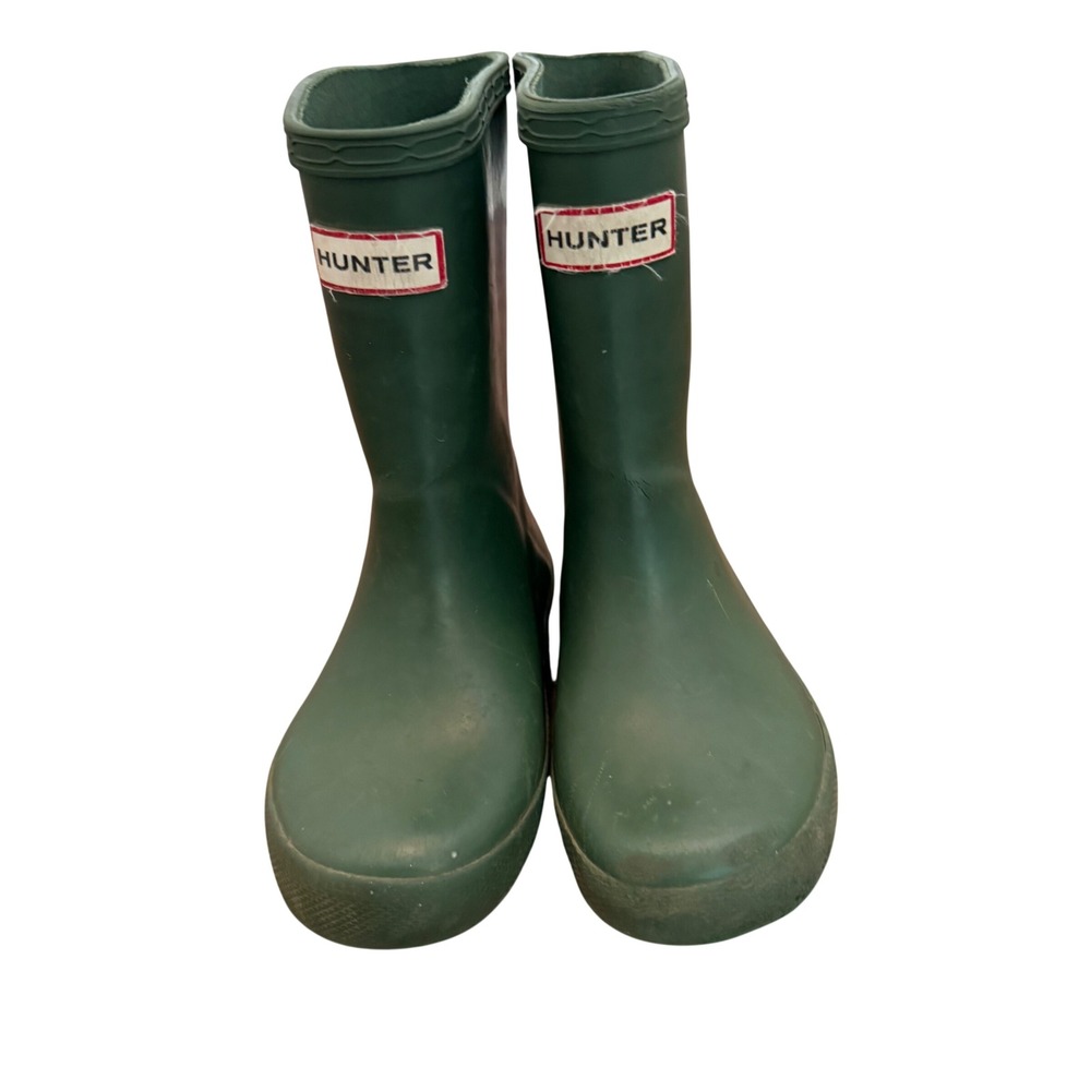 Hunter Kids/ Toddler Classic Forest Green Rain Boots Size 9B Outdoor Waterproof
